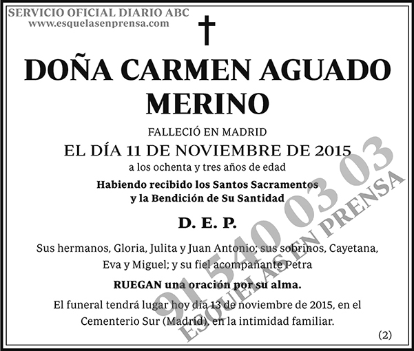 Carmen Aguado Merino